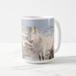 Taza De Café Caballo islandés Blonduos, Islandia