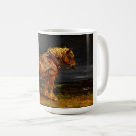Taza De Café Caballo Marrón (por James Ward)