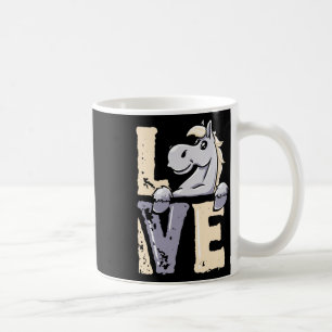 Taza De Café Caballo montado - Caballos de amor para caballitos