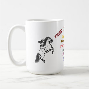 Taza De Café Caballo Montando Mug Abuela