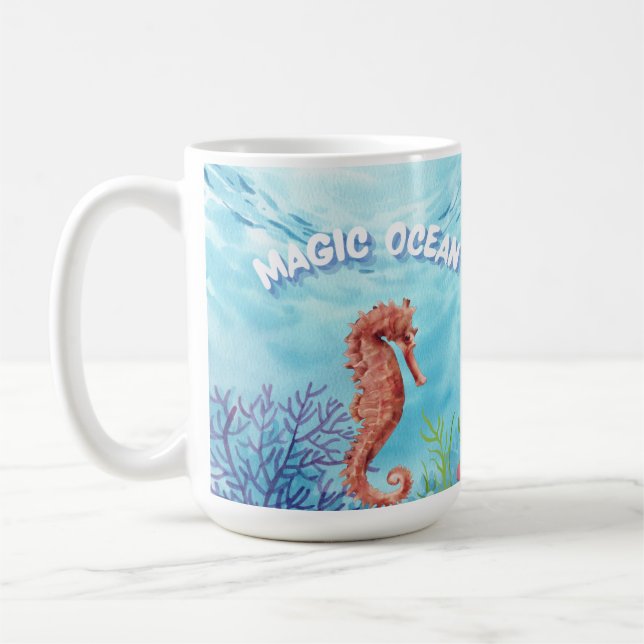 Taza De Café Caballo oceánico (Izquierda)