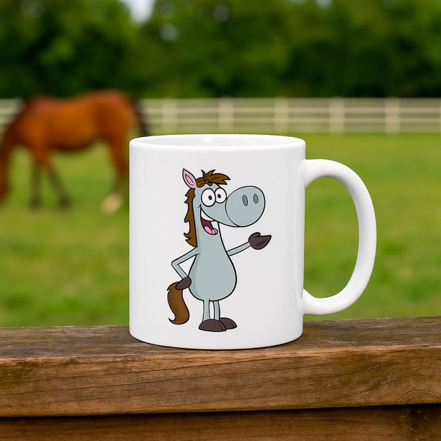 Taza De Café Caballo personalizado (Subido por el creador)