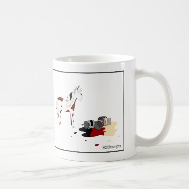 Taza De Café Caballo pintado (Derecha)