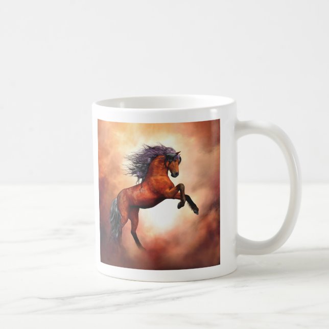 Taza De Café Caballo salvaje (Derecha)