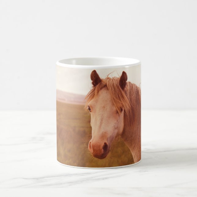 Taza De Café Caballo salvaje vintage (Centro)