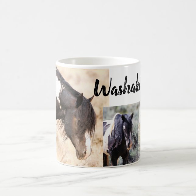 Taza De Café Caballo salvaje Washakie (Centro)