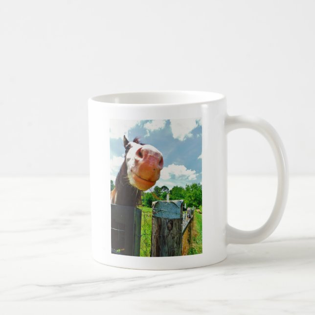 Taza De Café Caballo sonriente (Derecha)