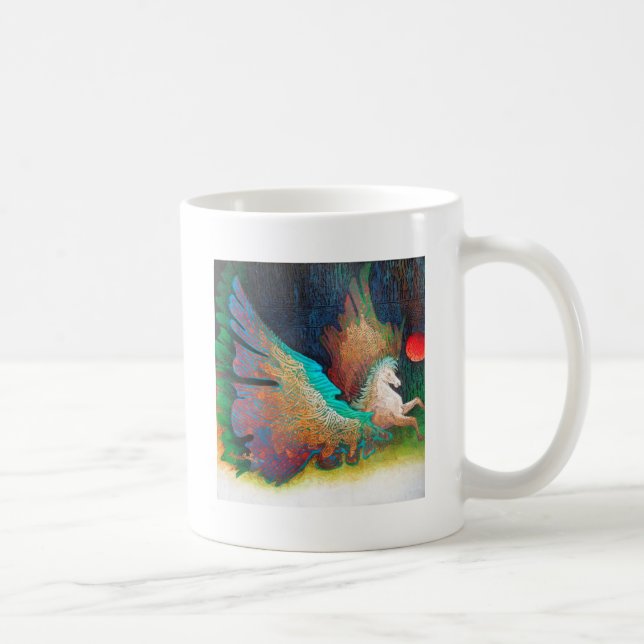 Taza De Café Caballo Volador (Derecha)