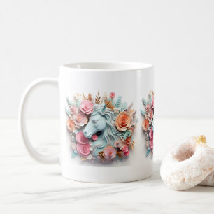 Taza De Café Caballo y bosque, regalo ecuestre, equitación