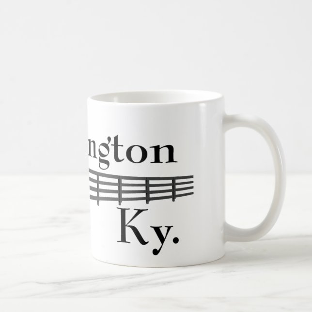 Taza De Café Caballo y cerca de Lexington Kentucky (Derecha)