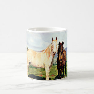 Taza De Café Caballos