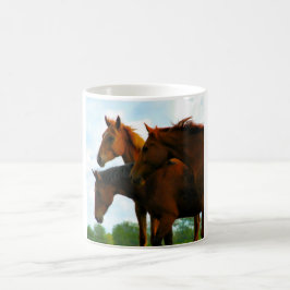 Taza De Café Caballos