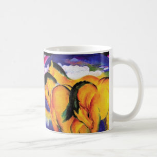Taza De Café "Caballos amarillos "