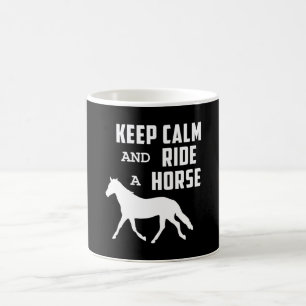 Taza De Café Caballos de Caballos de Herradura Caballos de Hiel