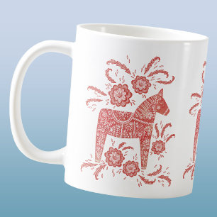 Taza De Café Caballos de dala suecos