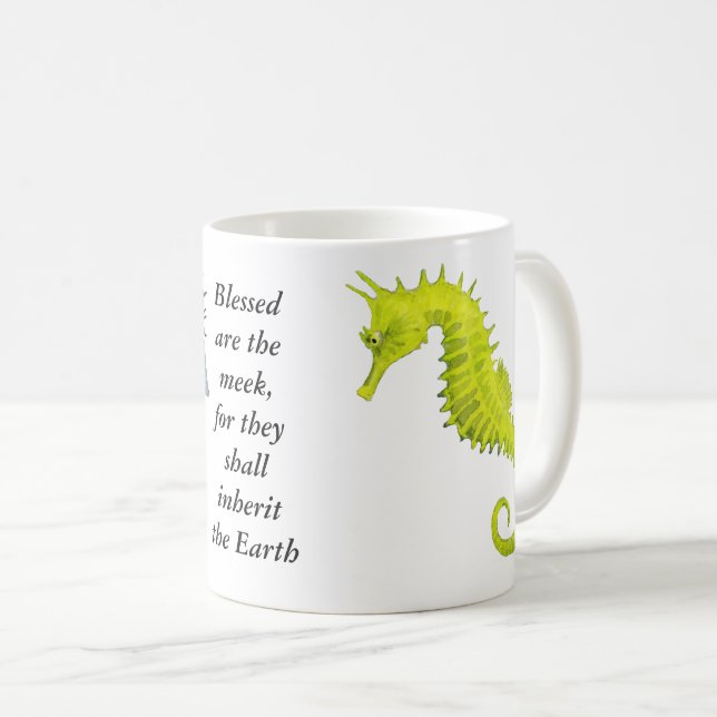 Taza De Café Caballos de mar (Anverso derecho)