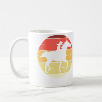 Taza De Café Caballos de Montar al Estilo Occidental Chicas Muj