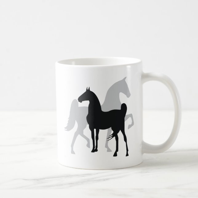 Taza De Café Caballos de Saddlebred (Derecha)