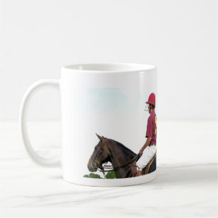 TAZA DE CAFÉ CABALLOS DEPORTIVOS