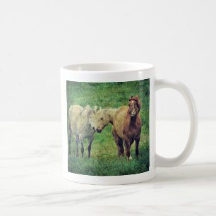 Taza De Café Caballos divertidos