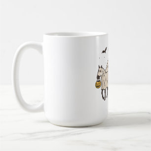 Taza De Café Caballos Fantasmas Lindos Halloween Truco o Trato