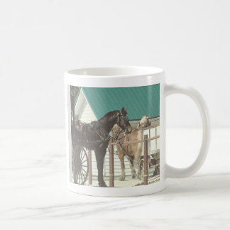 Taza De Café Caballos Kalona Amish