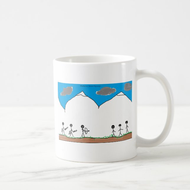 TAZA DE CAFÉ CABALLOS MEDIEVALES (Derecha)
