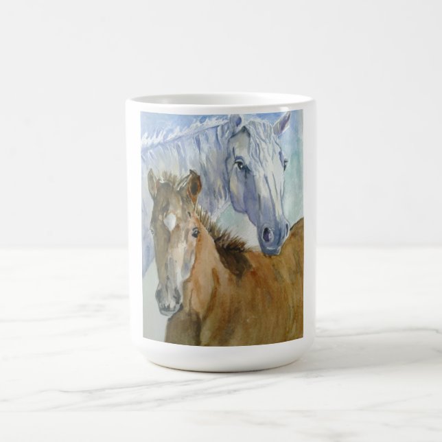 Taza De Café Caballos y ponis (Centro)