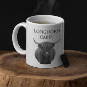 Taza De Café Cabaña Lodge Personalizada de Estilo Farmhouse Vac