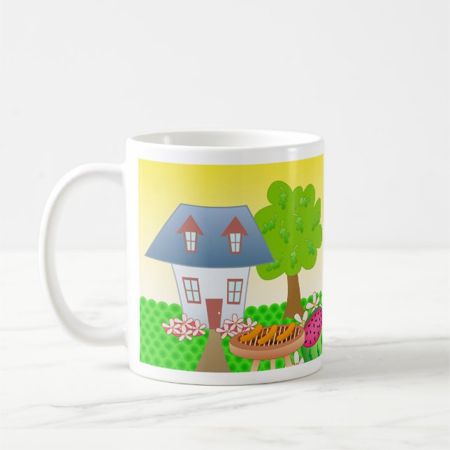 Taza De Café Cabaña - verano (Izquierda)