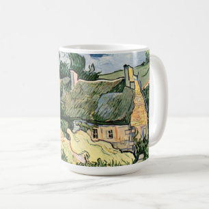 Taza De Café Cabañas de paja en Cordevill Vincent van Gogh