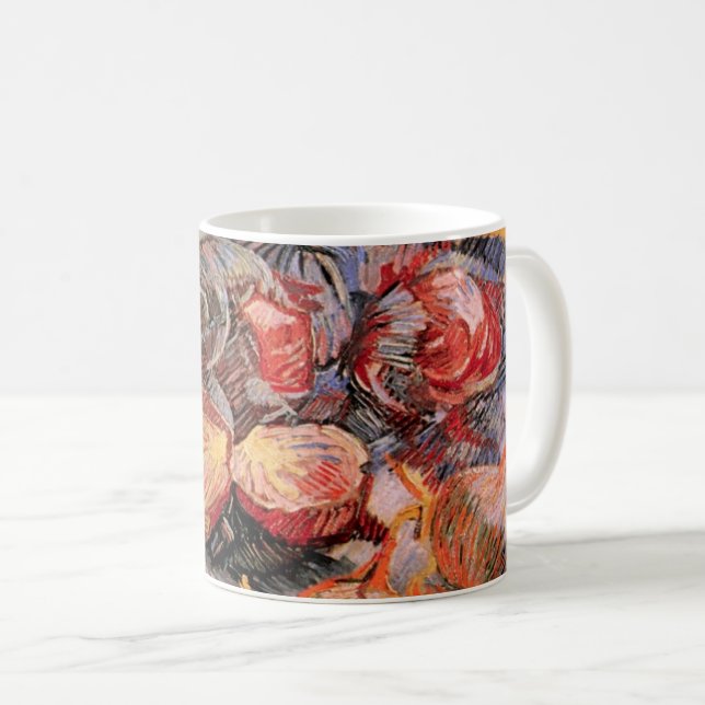 Taza De Café Cabañas rojas y cebollas de Vincent van Gogh (Anverso derecho)