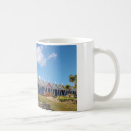 Taza De Café Cabañas tradicionales de la playa británica
