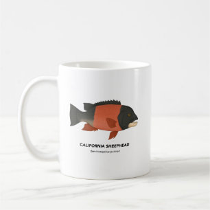 Taza De Café Cabecera de California - Animales marinos de Calif