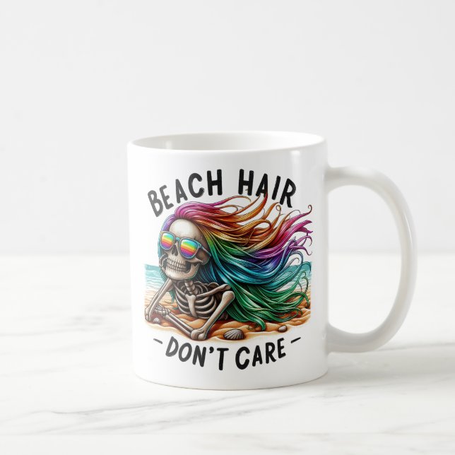 Taza De Café Cabello de playa no importa - Skeleton (2) (Derecha)
