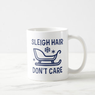 Taza De Café Cabello de Trineo No Importa