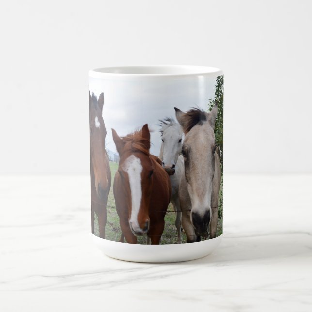 Taza De Café Cabello Frisado: Deliciosos Problemas de Caballo,  (Centro)