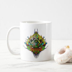 Taza De Café Cabeza alienígena - amarillo