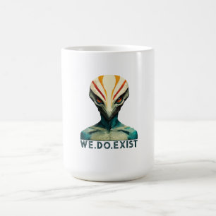Taza De Café Cabeza alienígena - Existe
