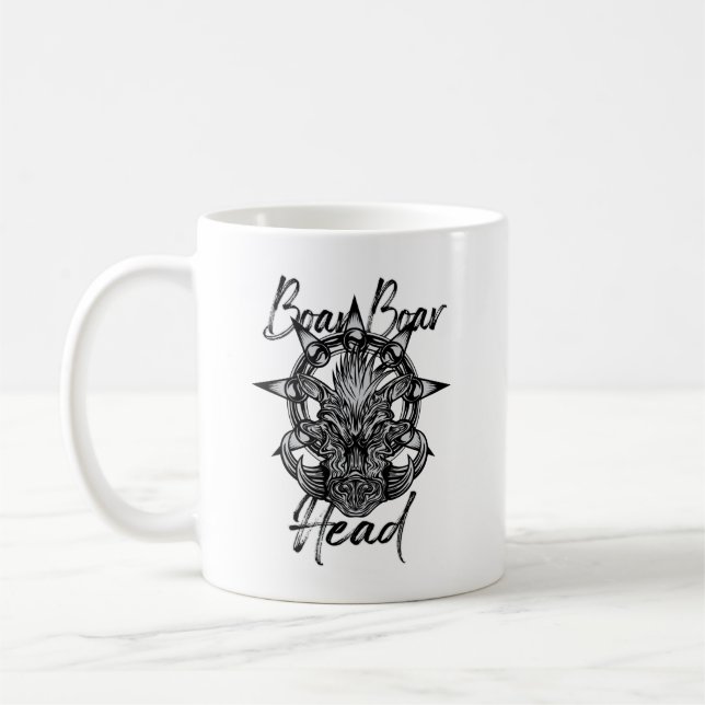 Taza De Café Cabeza Boar (Izquierda)