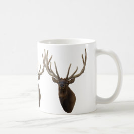 Taza De Café Cabeza de alce toro E48 en terciopelo