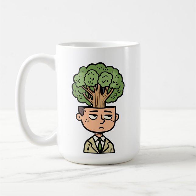 Taza De Café Cabeza de árbol (Izquierda)