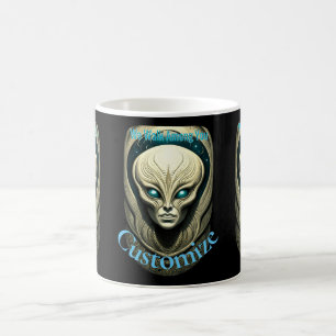 Taza De Café Cabeza de cráneo de Alien Thunder_Cove