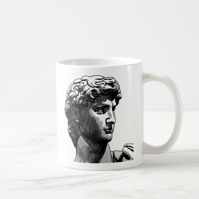 Taza De Café CABEZA de DAVID (Derecha)