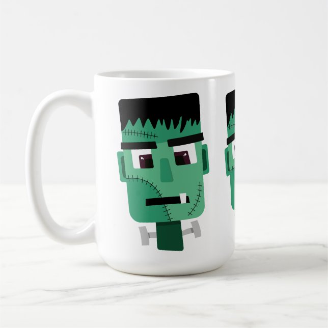 Taza De Café Cabeza de Frankenstein Monster (Izquierda)