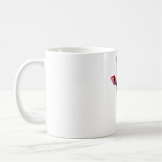 Taza De Café Cabeza de jirafa arcoiris Resumen Tee de polígono