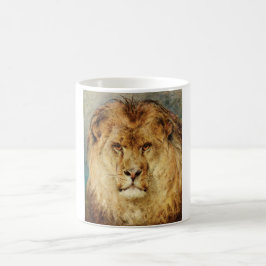 Taza De Café Cabeza de león (por Heywood Hardy)
