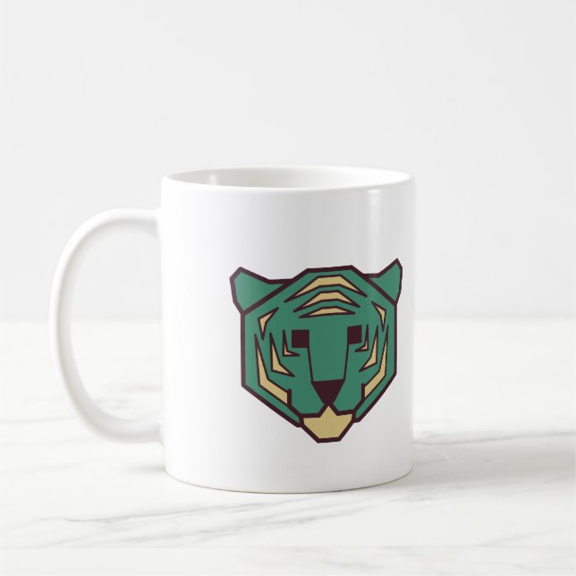 Taza De Café Cabeza de tigre azul (Izquierda)