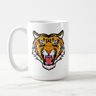 Taza De Café Cabeza de tigre ruidosa-25818