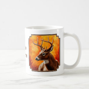 Taza De Café Cabeza de toro de Whitetail Deer Trophy